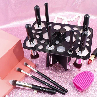 14 Hole Make up Brush Set Dry Rack Drying Brushes Shelf Multifunction Stand Display Cosmetic Clean Tool Wash Makeup Brush Holder