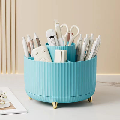 Desktop Rotating Cosmetic Brush Storage Container Cosmetic Storage