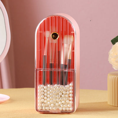 Beauty Brush Dustproof Cosmetic Storage Box Brush Holder