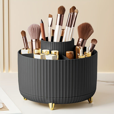 Desktop Rotating Cosmetic Brush Storage Container Cosmetic Storage