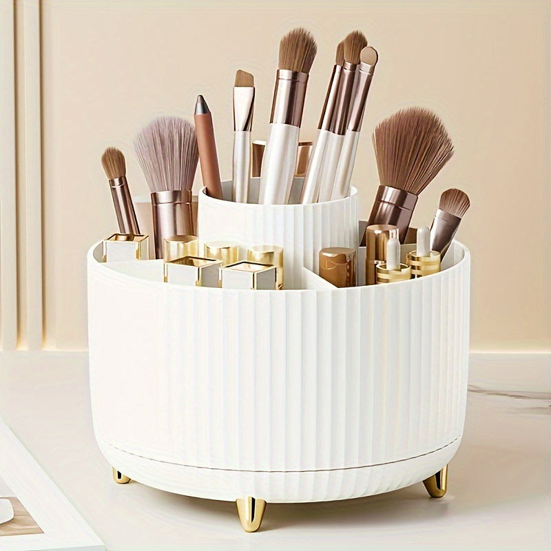 Desktop Rotating Cosmetic Brush Storage Container Cosmetic Storage