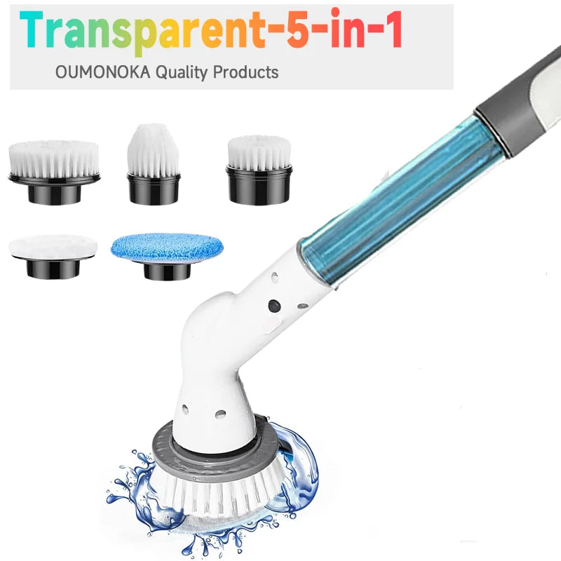 Helium Flash Cordless Spin Scrubber – Powerful Electric Cleaning Brush (3 Models Available)