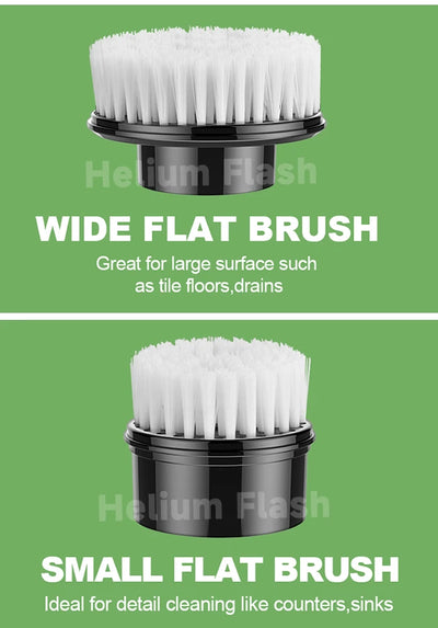 Helium Flash Cordless Spin Scrubber – Powerful Electric Cleaning Brush (3 Models Available)