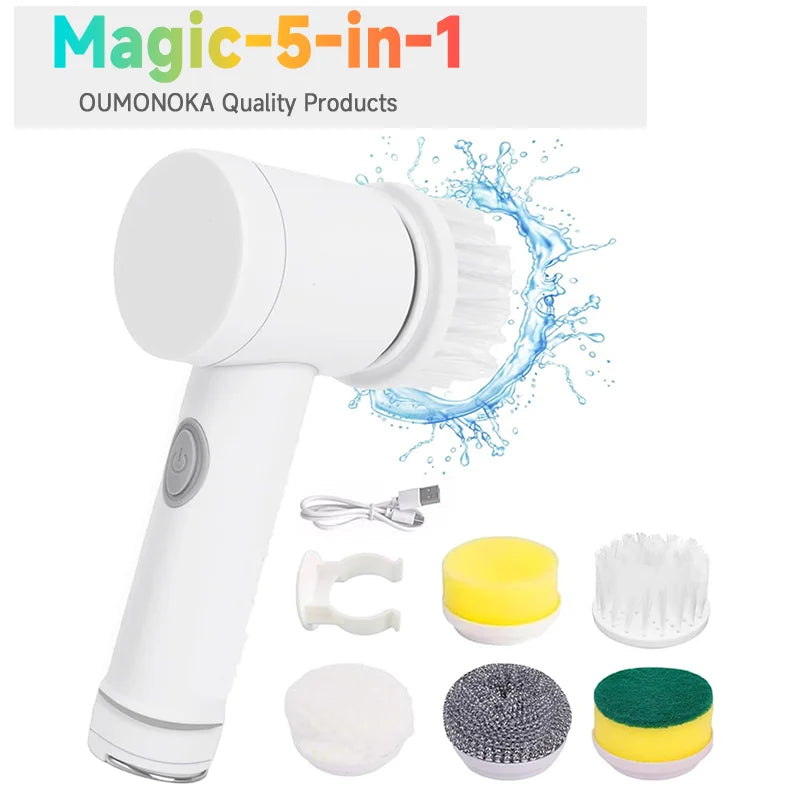 Helium Flash Cordless Spin Scrubber – Powerful Electric Cleaning Brush (3 Models Available)