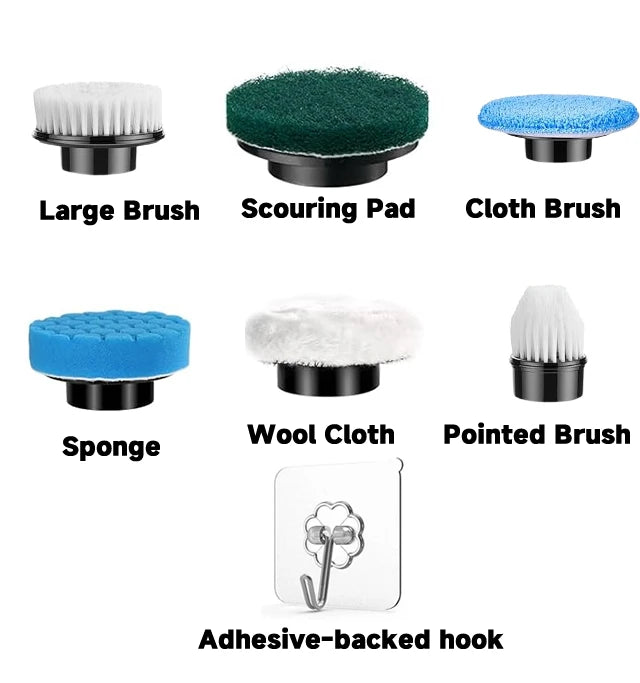 Helium Flash Cordless Spin Scrubber – Powerful Electric Cleaning Brush (3 Models Available)