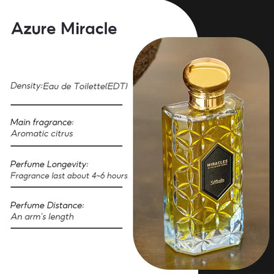 Sefralls Azure Miracle Perfume Cologne Fragrance Versatile And Long Lasting Fresh Romantic Luxury Perfumes Vibrant Perfume